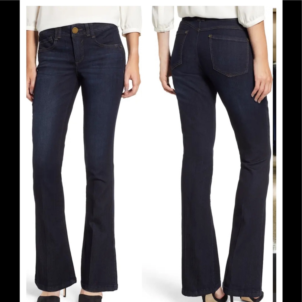NWOT WIT & WISDOM Ab-Solution Itty Bitty Bootcut Jeans Size 10 - Picture 1 of 16
